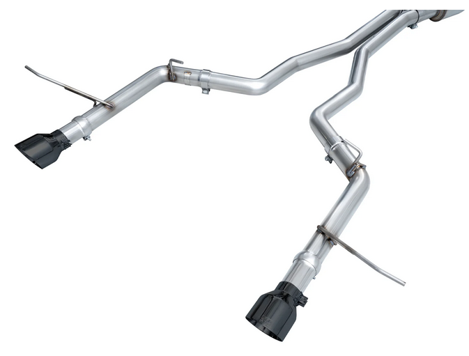 AWE Track Cat-Back Exhaust, Black Tips 2011-2023 Durango 5.7L