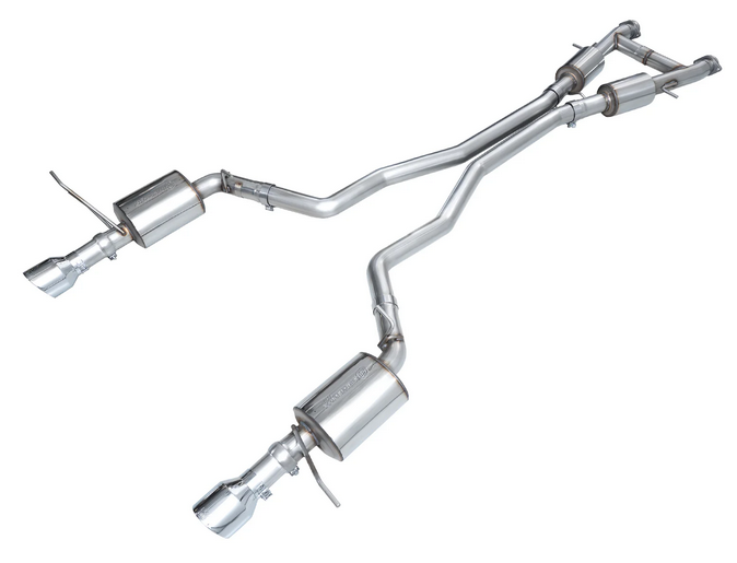 AWE Touring Cat-Back Exhaust, Silver Tips 2011-2023 Durango 5.7L