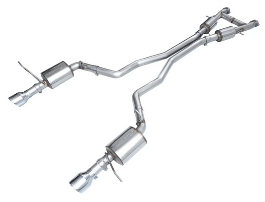 AWE Touring Cat-Back Exhaust, Silver Tips 2011-2023 Durango 5.7L
