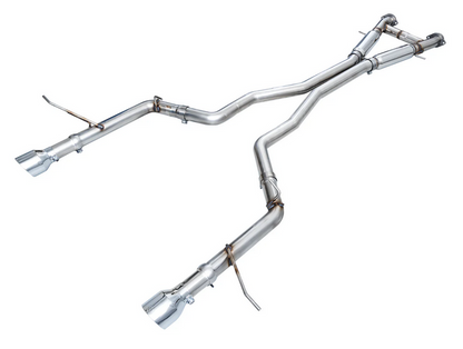 AWE Track Cat-Back Exhaust, Chrome Tips 2018-2023 Durango 6.4L/6.2L