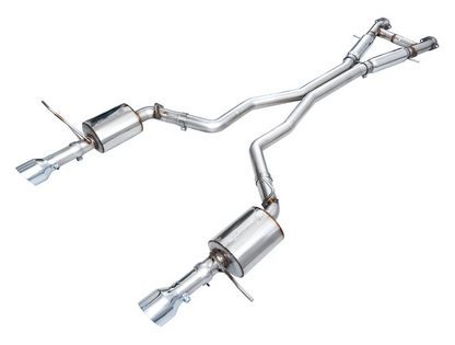 AWE Touring Cat-Back Exhaust, Chrome Tips 2018-2023 Durango 6.4L/6.2L