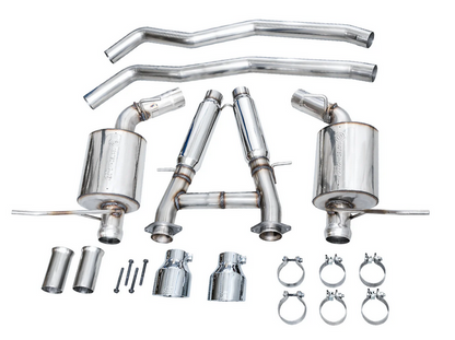 AWE Touring Cat-Back Exhaust, Chrome Tips 2018-2023 Durango 6.4L/6.2L