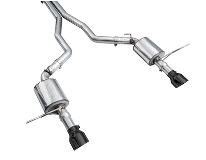 AWE Touring Cat-Back Exhaust, Black Tips 2018-2023 Durango 6.4L/6.2L