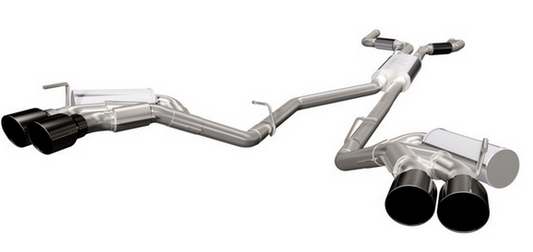 MagnaFlow Street Cat-Back Exhaust, Black Tips 2020-2025 Explorer ST