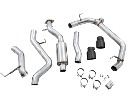 AWE 0FG Catback Exhaust, 4.5" Black Tips 2021-2024 Bronco