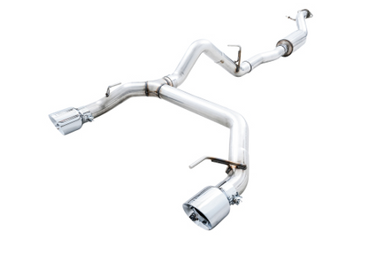 AWE 0FG Catback Exhaust, 4.5" Chrome Tips 2021-2024 Bronco