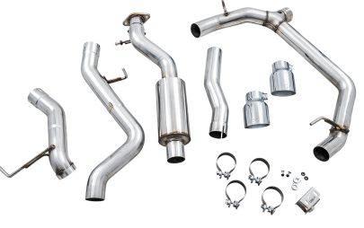 AWE 0FG Catback Exhaust, 4.5" Chrome Tips 2021-2024 Bronco