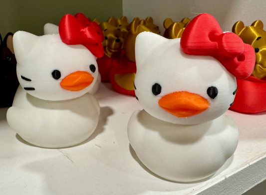 Hello Kitty Bow Duck