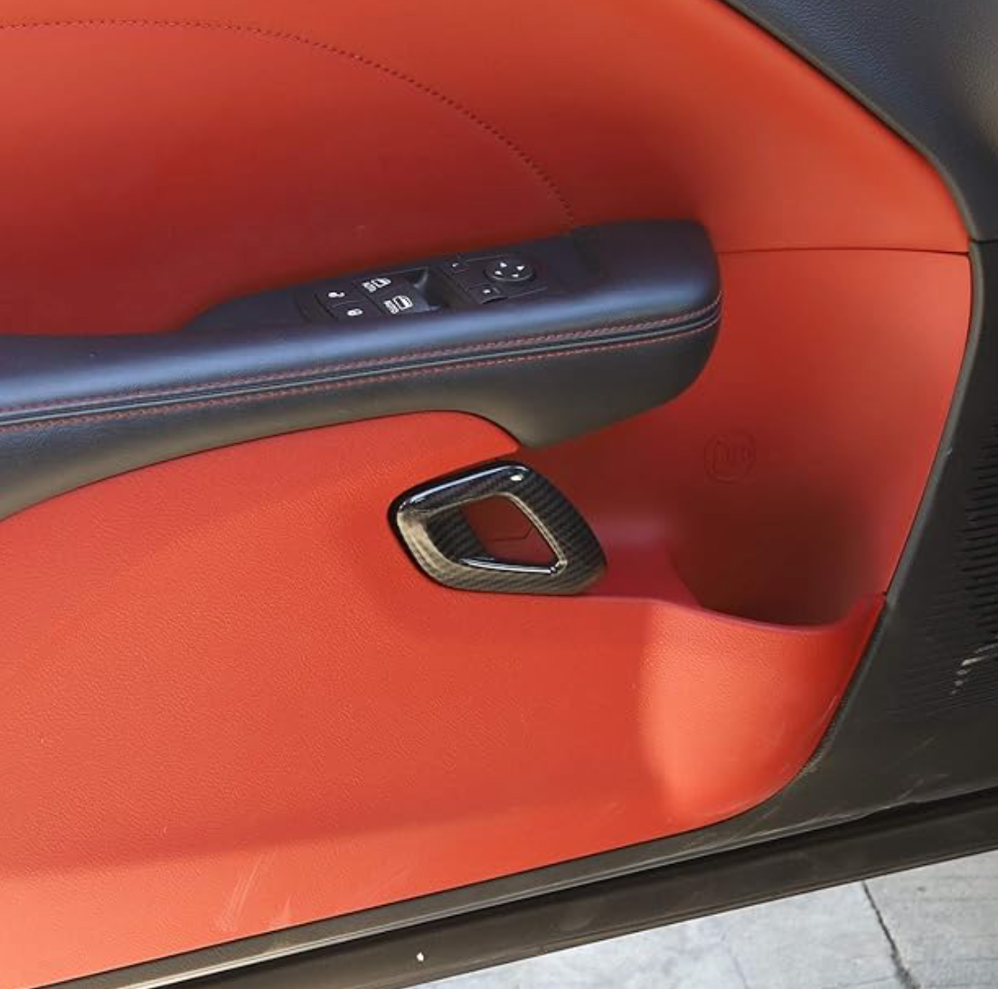 Speedlogix Carbon Print Door Handle Cover 2015-2023 Challenger