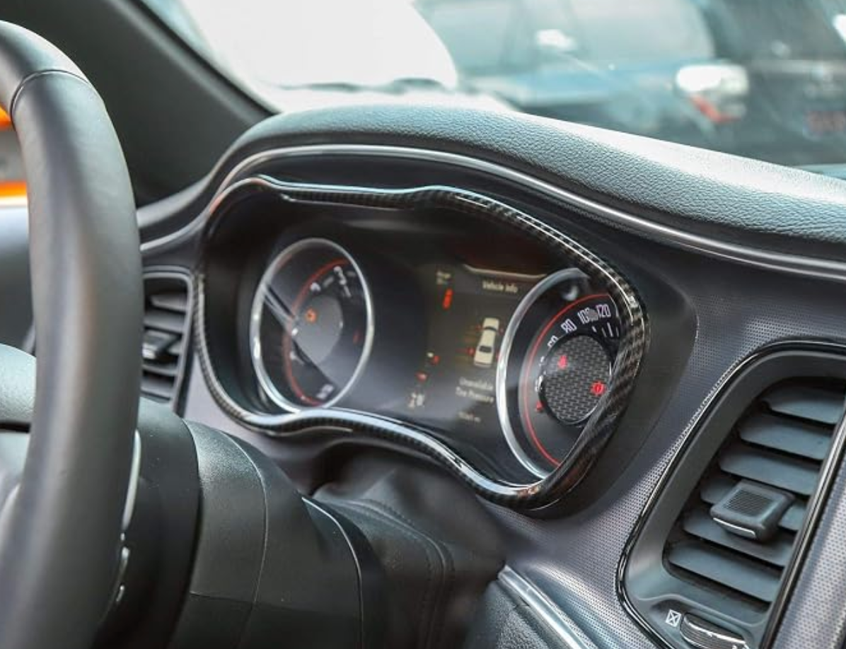 Speedlogix Gauge Cluster Trim (Carbon Print) 2015-2023 Challenger