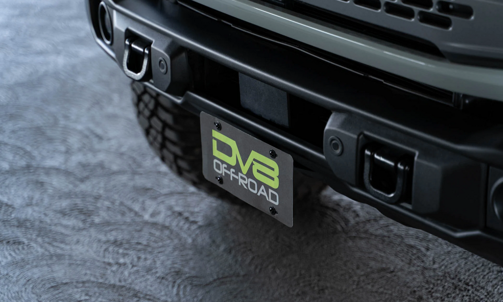 DV8 Front License Plate Mount 2021-2024 Bronco