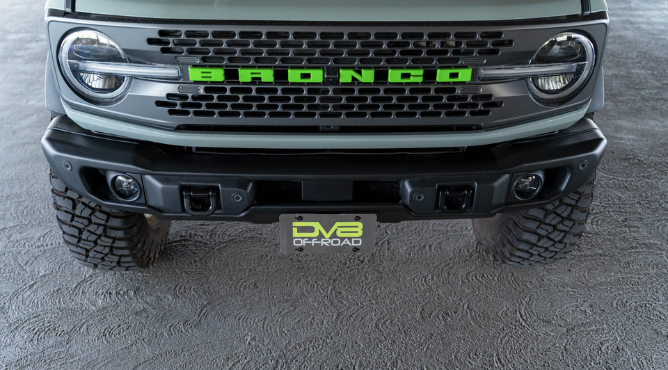 DV8 Front License Plate Mount 2021-2024 Bronco