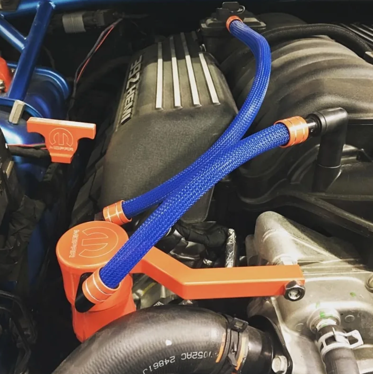 Dodge Challenger Charger 3.6 V6 Oil Separator Kit With Billet Aluminum  Catch Can Kit 13-23