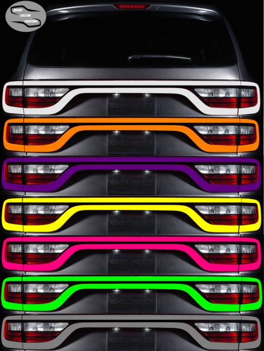 14-25 Dodge Durango Colored Taillight Tint Overlay