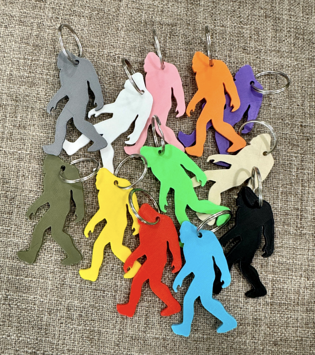 Sasquatch Big Foot Bronco Key Chain