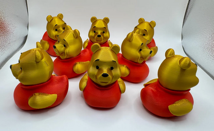 Gold Winnie the Pooh Duck