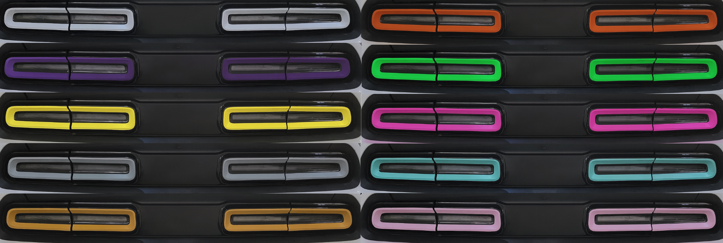 15-23 Dodge Challenger Colored Taillight Tint Decal