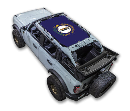 Ford Bronco Sun Shade Stock Printed Shade Top (2021–2026)