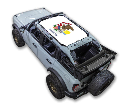Ford Bronco Sun Shade Stock Printed Shade Top (2021–2026)