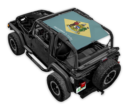 Jeep Wrangler TJ Sun Shade Stock Printed Shade Top (1997–2006)
