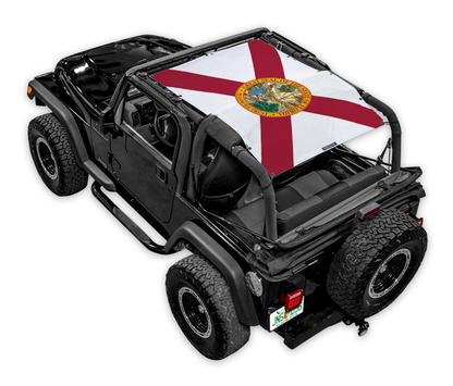 Jeep Wrangler TJ Sun Shade Stock Printed Shade Top (1997–2006)