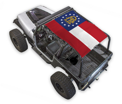 Jeep Wrangler YJ Sun Shade Stock Printed Shade Top (1987–1996)