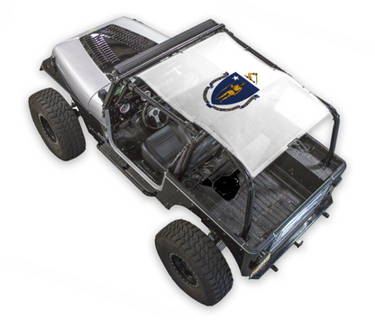 Jeep Wrangler YJ Sun Shade Stock Printed Shade Top (1987–1996)
