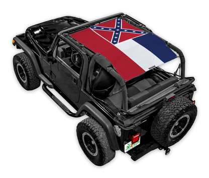 Jeep Wrangler TJ Sun Shade Stock Printed Shade Top (1997–2006)
