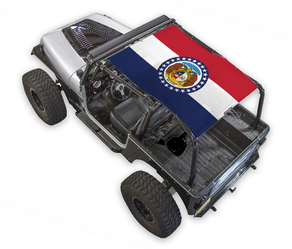 Jeep Wrangler YJ Sun Shade Stock Printed Shade Top (1987–1996)