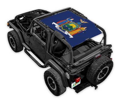 Jeep Wrangler TJ Sun Shade Stock Printed Shade Top (1997–2006)
