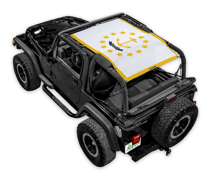 Jeep Wrangler TJ Sun Shade Stock Printed Shade Top (1997–2006)
