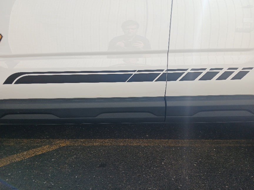 Strobe Side Stripe Decals for 2021-2025 Ford Bronco Sport (x4)