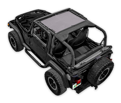 Jeep Wrangler TJ Sun Shade Solid Color Shade Top (1997–2006)