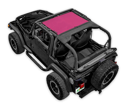 Jeep Wrangler TJ Sun Shade Solid Color Shade Top (1997–2006)