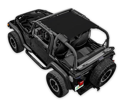 Jeep Wrangler TJ Sun Shade Solid Color Shade Top (1997–2006)