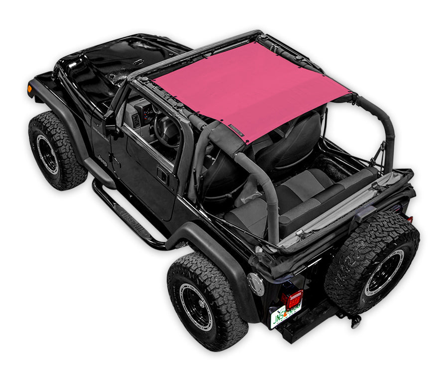 Jeep Wrangler TJ Sun Shade Solid Color Shade Top (1997–2006)