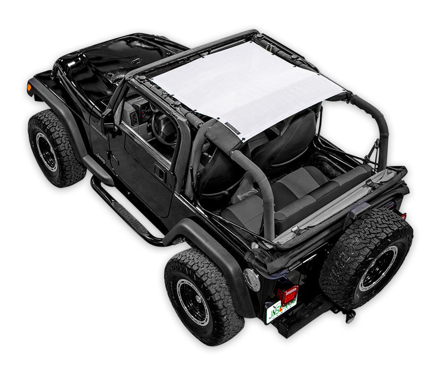 Jeep Wrangler TJ Sun Shade Solid Color Shade Top (1997–2006)