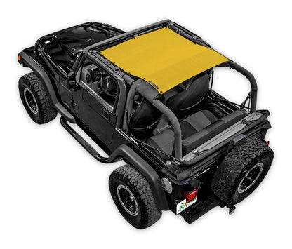 Jeep Wrangler TJ Sun Shade Solid Color Shade Top (1997–2006)