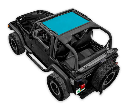 Jeep Wrangler TJ Sun Shade Solid Color Shade Top (1997–2006)