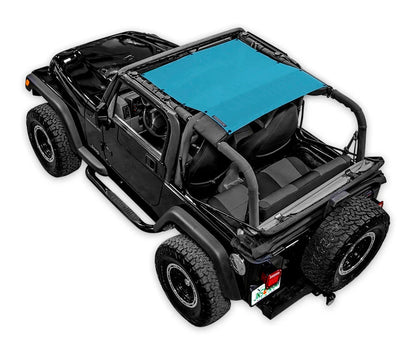 Jeep Wrangler TJ Sun Shade Solid Color Shade Top (1997–2006)