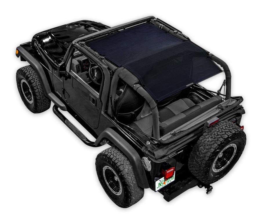 Jeep Wrangler TJ Sun Shade Solid Color Shade Top (1997–2006)