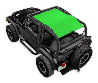 Jeep Wrangler TJ Sun Shade Solid Color Shade Top (1997–2006)