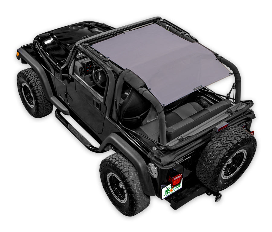 Jeep Wrangler TJ Sun Shade Solid Color Shade Top (1997–2006)