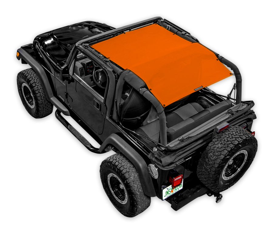 Jeep Wrangler TJ Sun Shade Solid Color Shade Top (1997–2006)