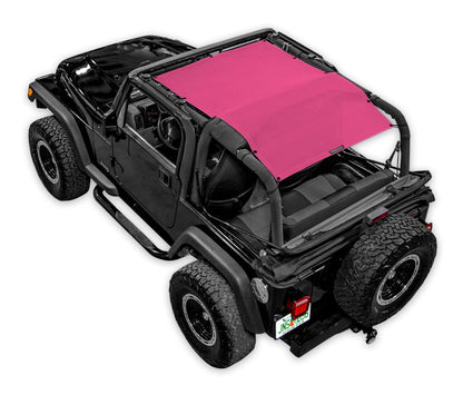 Jeep Wrangler TJ Sun Shade Solid Color Shade Top (1997–2006)