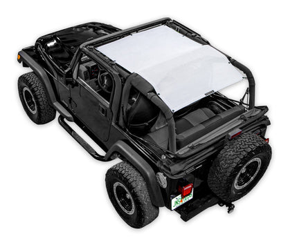 Jeep Wrangler TJ Sun Shade Solid Color Shade Top (1997–2006)