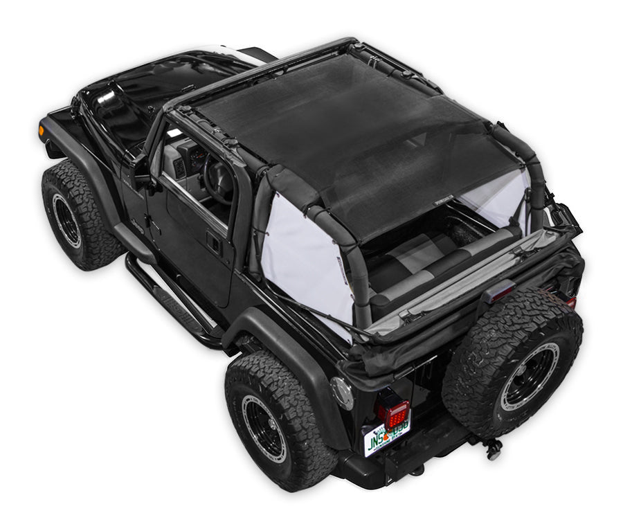 Jeep Wrangler TJ Sun Shade Solid Color Shade Top (1997–2006)