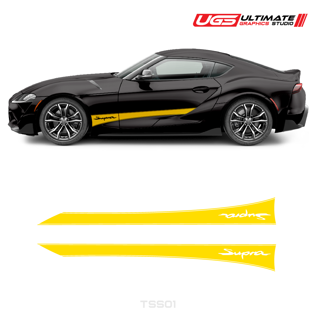 Toyota Supra Side Graphics