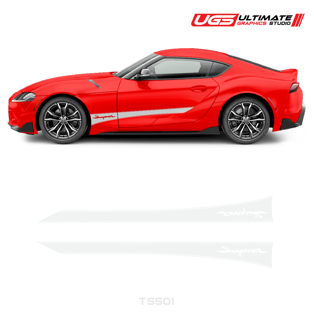 Toyota Supra Side Graphics