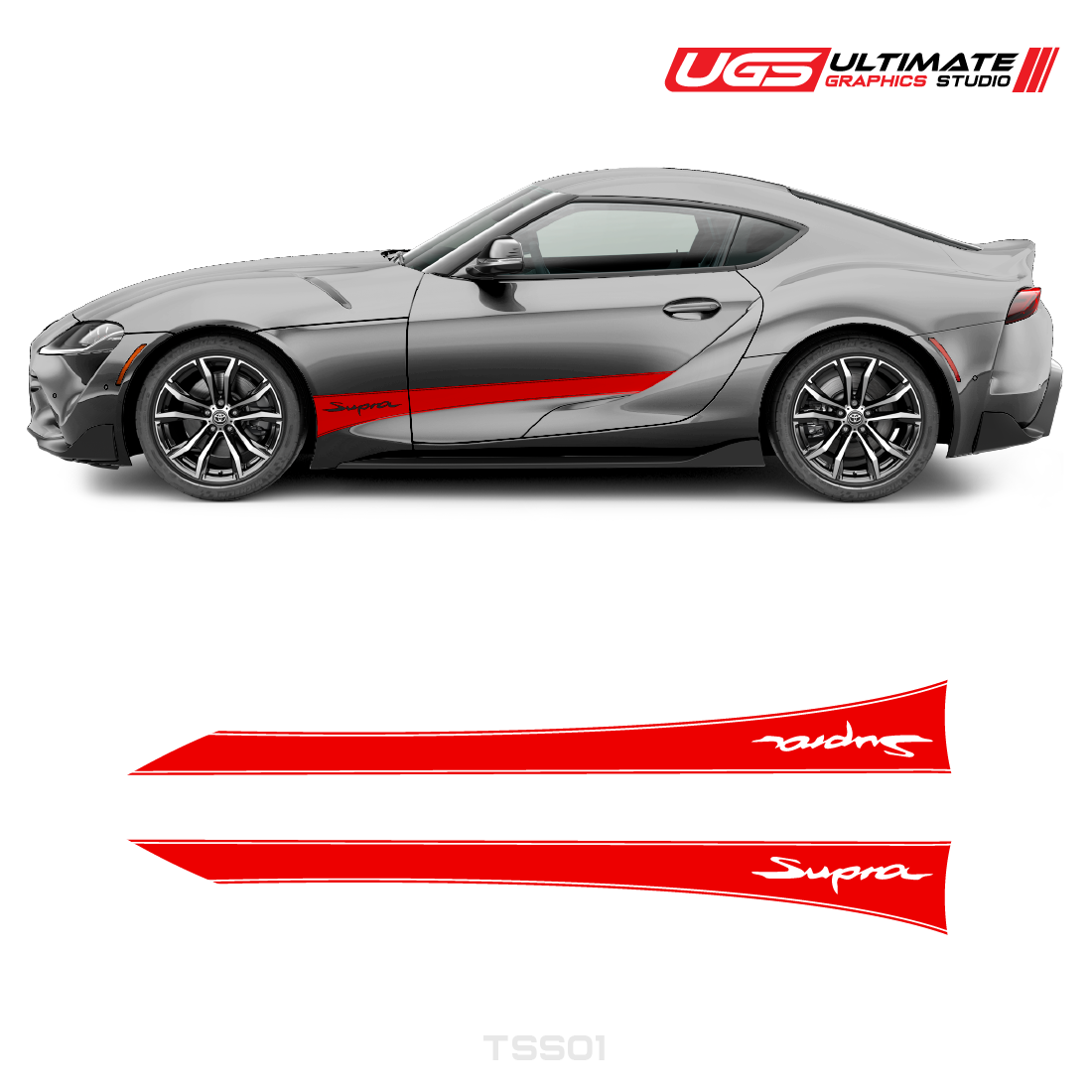 Toyota Supra Side Graphics